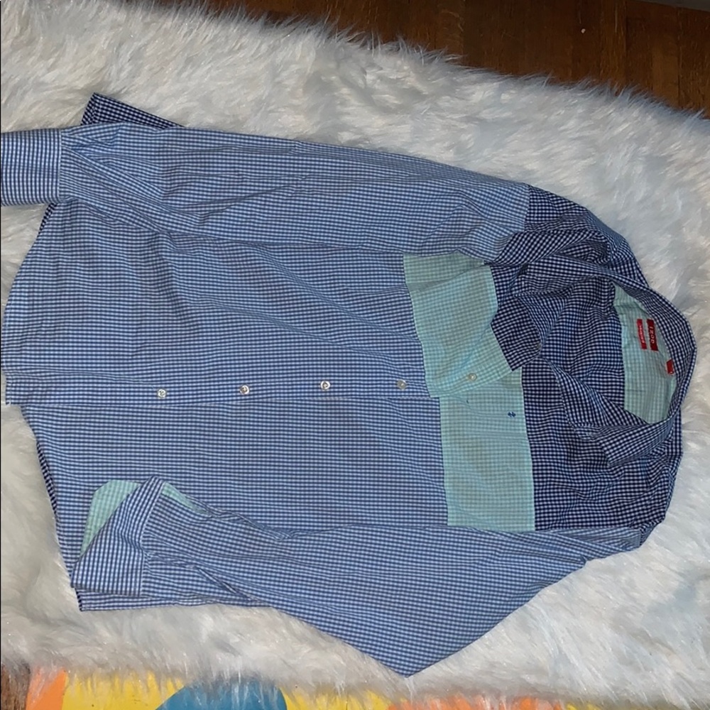 Blue men’s shirt